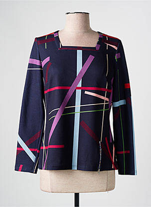 T-shirt manches longues manches longues bleu MERI & ESCA femme
