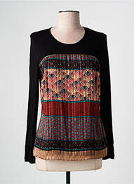 T-shirt manches longues manches longues noir GREGORY PAT femme