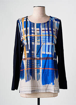 T-shirt manches longues manches longues bleu MERI & ESCA femme
