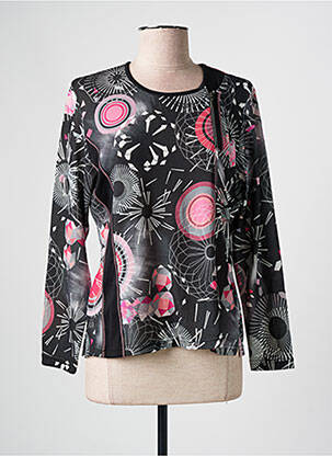 Pull coupe cintrée manches longues gris GUY DUBOUIS femme