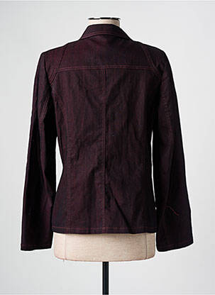 Veste casual coupe cintrée violet GUY DUBOUIS femme