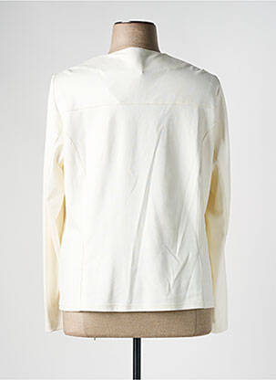 Veste casual col rond blanc MERI & ESCA femme