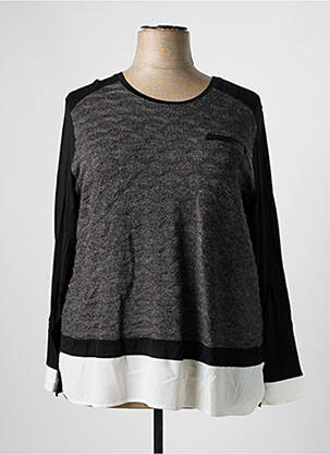 Pull coupe droite manches longues gris MERI & ESCA femme