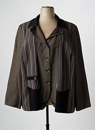 Blazer finition intérieure doublée vert GRIFFON femme