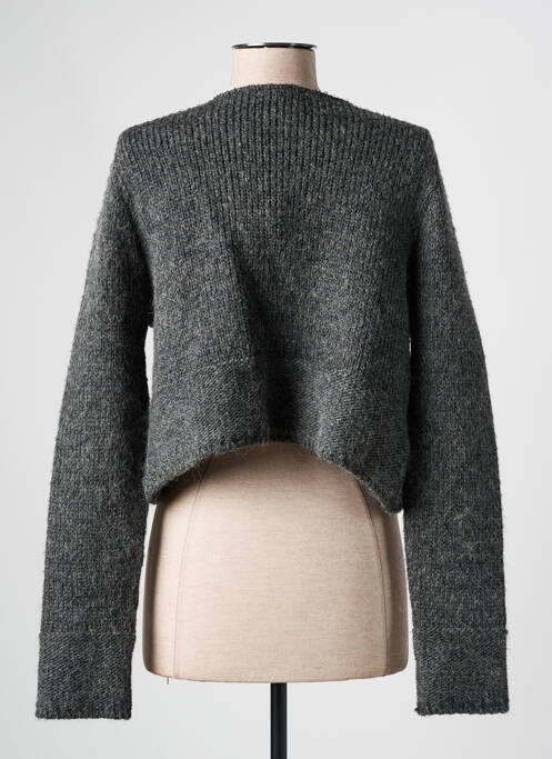 Gilet manches longues gris MERI & ESCA femme