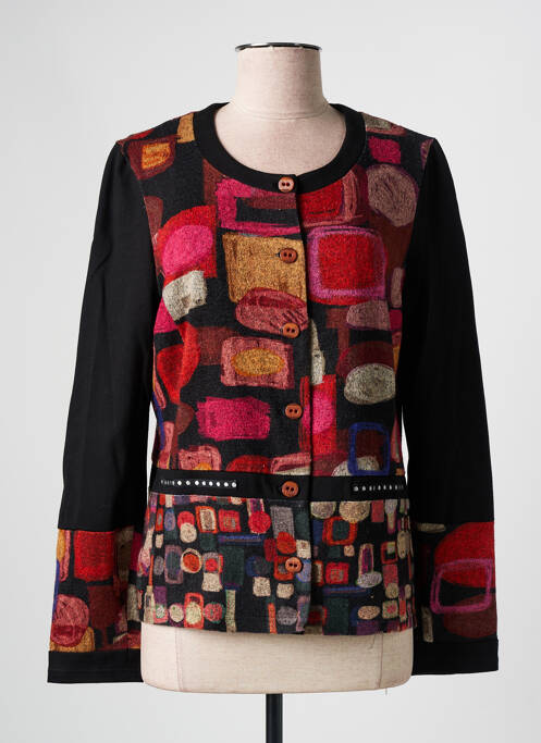 Gilet manches longues noir GUY DUBOUIS pour femme