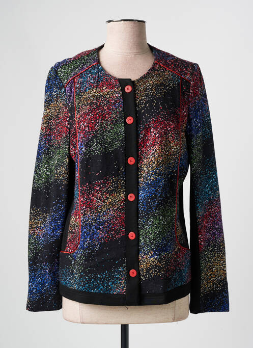 Gilet manches longues noir GUY DUBOUIS pour femme