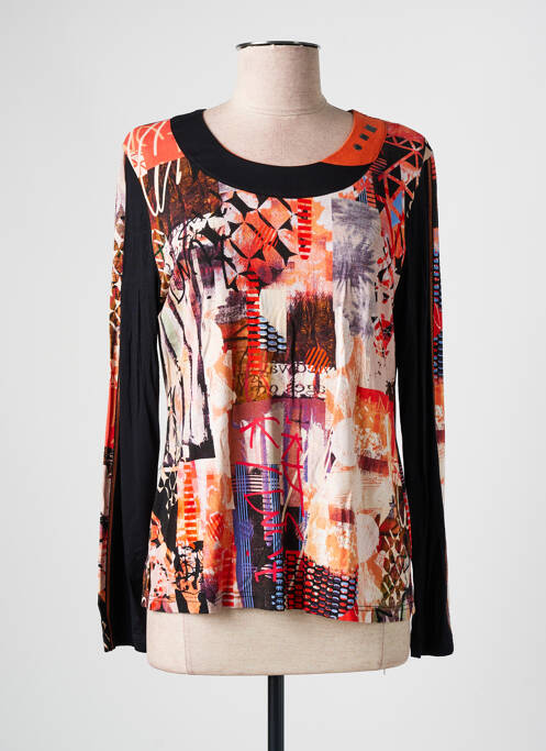 T-shirt orange GUY DUBOUIS pour femme