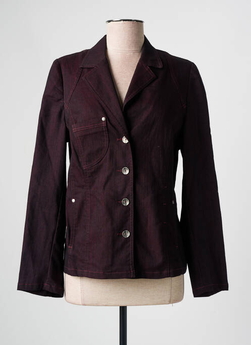 Veste casual violet GUY DUBOUIS pour femme