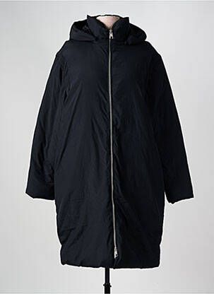 Doudoune poches a capuche noir YAYA femme