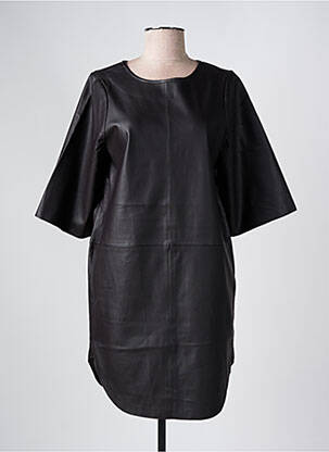 Robe courte manches 3/4 manches 3/4 noir YAYA femme