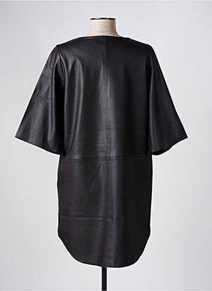 Robe courte manches 3/4 manches 3/4 noir YAYA femme