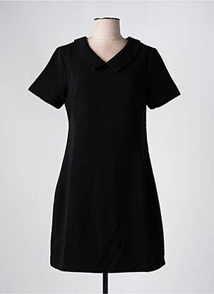 Robe courte manches courtes manches courtes noir MOLLY BRACKEN femme