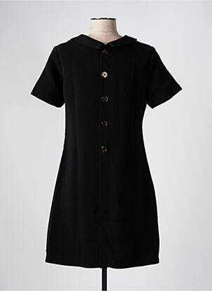 Robe courte manches courtes manches courtes noir MOLLY BRACKEN femme
