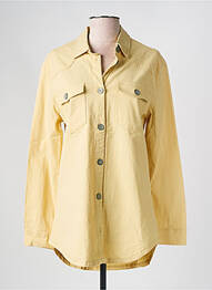 Chemisier coupe cintrée manches longues jaune RED BUTTON femme