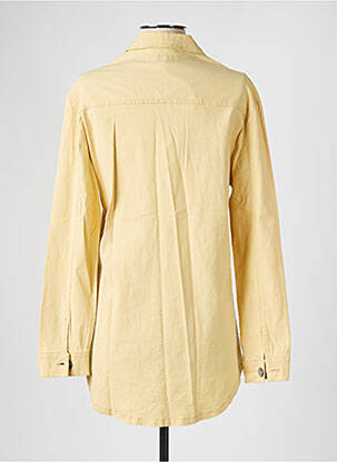Chemisier coupe cintrée manches longues jaune RED BUTTON femme