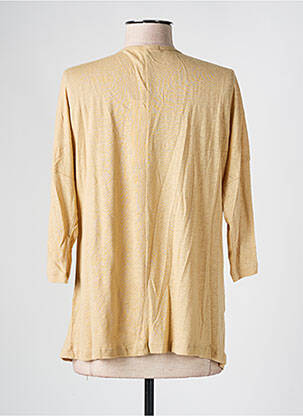 T-shirt manches 3/4 manches 3/4 beige YAYA femme
