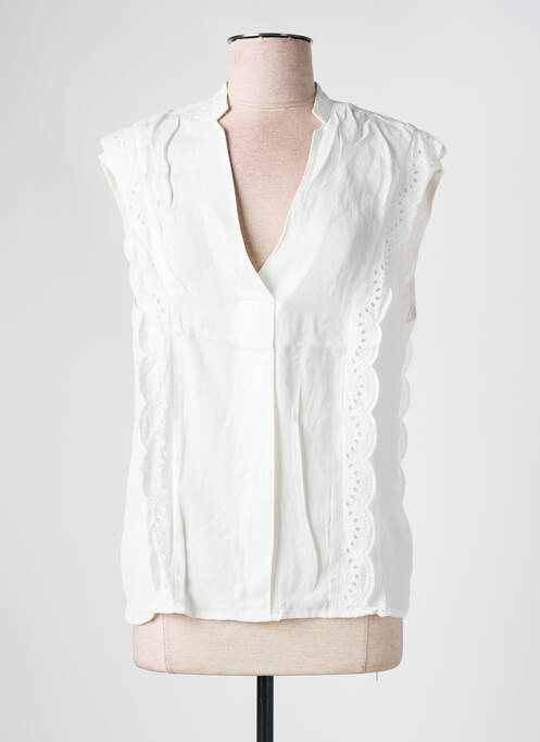 Blouse blanc YAYA pour femme