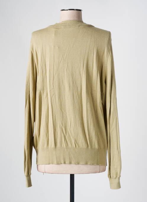 Gilet manches longues vert YAYA pour femme