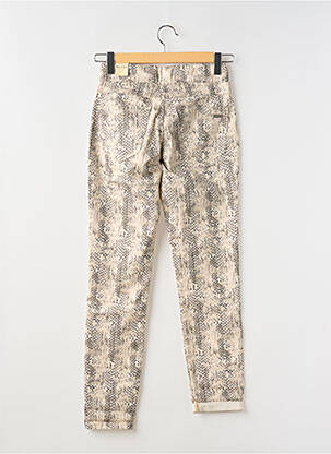 Pantalon slim taille élastique taille normale beige RED BUTTON femme