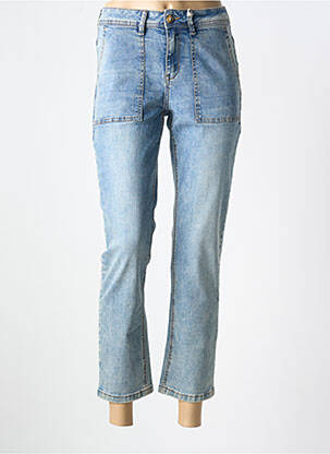 Jeans coupe slim stretch taille normale bleu RED BUTTON femme