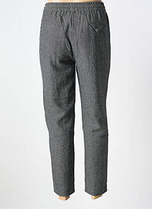 Pantalon droit taille élastique taille normale noir MOLLY BRACKEN femme