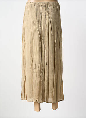 Jupe longue taille haute beige YAYA femme