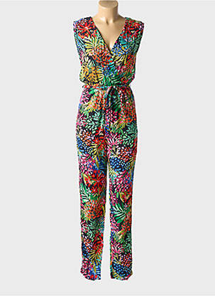 Combi-pantalon manches courtes manches courtes noir MOLLY BRACKEN femme
