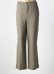Pantalon chino marron YAYA pour femme seconde vue