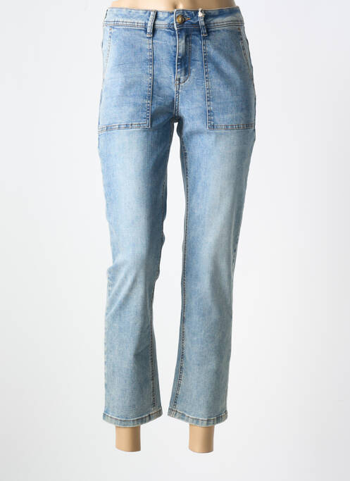 Jeans coupe slim bleu RED BUTTON pour femme