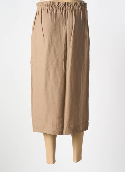 Jupe longue marron YAYA pour femme