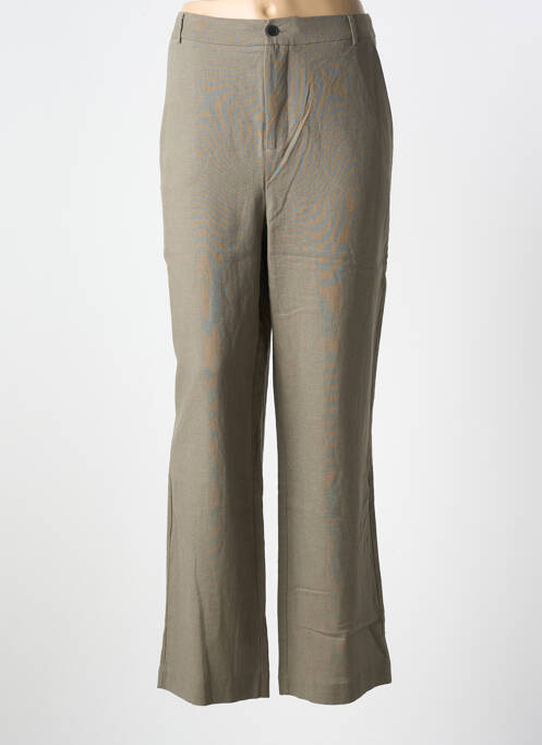 Pantalon chino marron YAYA pour femme