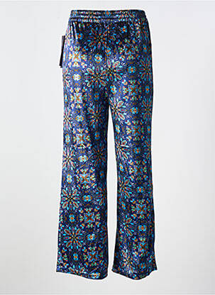 Pantalon droit stretch taille normale bleu AGATHE & LOUISE femme