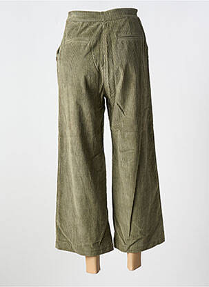 Pantalon 7/8 taille haute taille haute vert AGATHE & LOUISE femme