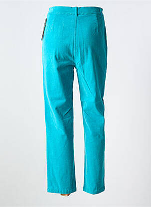 Pantalon droit stretch taille haute bleu AGATHE & LOUISE femme