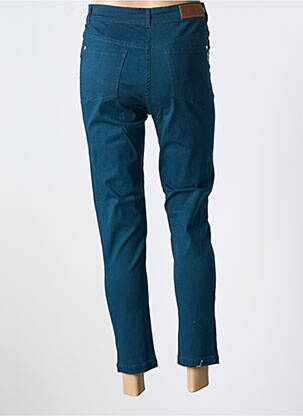 Pantalon 7/8 stretch taille normale bleu AGATHE & LOUISE femme
