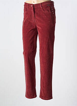 Jeans coupe slim stretch taille normale orange AGATHE & LOUISE femme