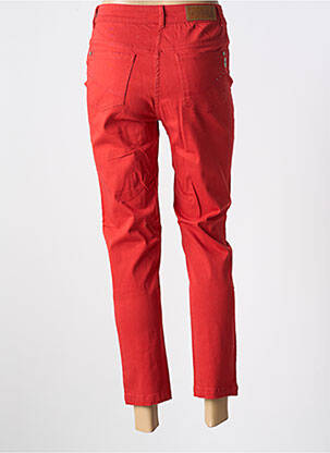 Jeans coupe slim taille normale taille normale rouge AGATHE & LOUISE femme