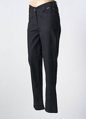 Jeans coupe slim stretch taille normale noir AGATHE & LOUISE femme