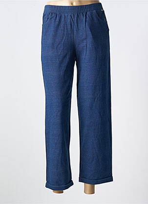 Pantalon 7/8 stretch taille normale bleu AGATHE & LOUISE femme