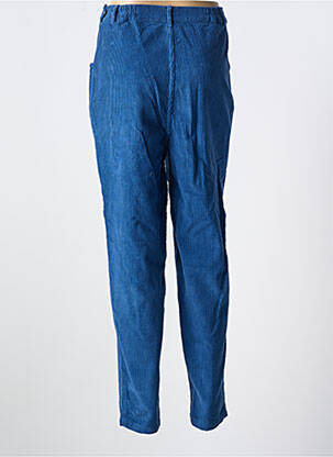 Pantalon slim taille haute taille haute bleu AGATHE & LOUISE femme