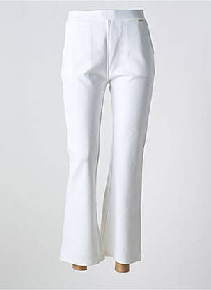 Pantalon flare stretch taille normale beige AGATHE & LOUISE femme