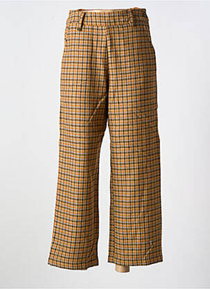 Pantalon 7/8 taille haute taille haute orange AGATHE & LOUISE femme