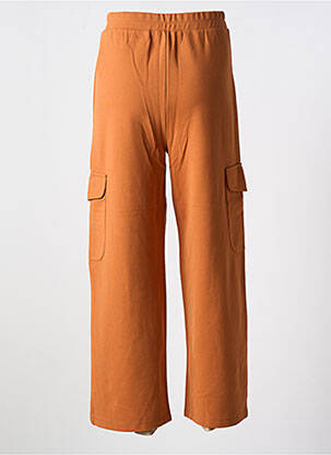 Pantalon cargo coupe droite taille normale orange AGATHE & LOUISE femme