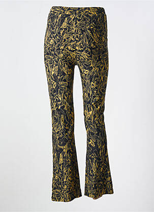 Pantalon flare stretch taille haute noir AGATHE & LOUISE femme