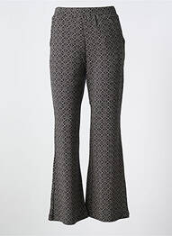 Pantalon flare stretch taille normale noir AGATHE & LOUISE femme