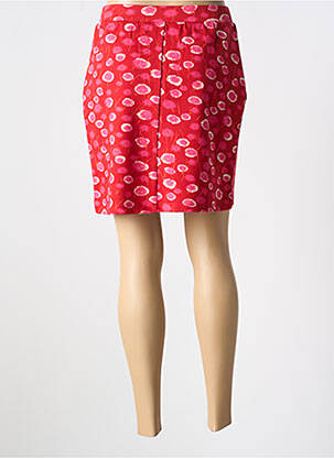 Jupe courte coupe droite rouge AGATHE & LOUISE femme