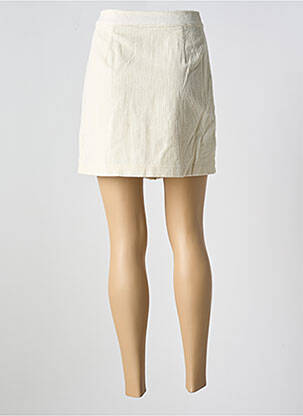 Jupe courte poches beige AGATHE & LOUISE femme