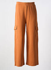 Pantalon cargo orange AGATHE & LOUISE pour femme seconde vue