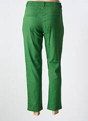 Pantalon chino vert AGATHE & LOUISE pour femme seconde vue